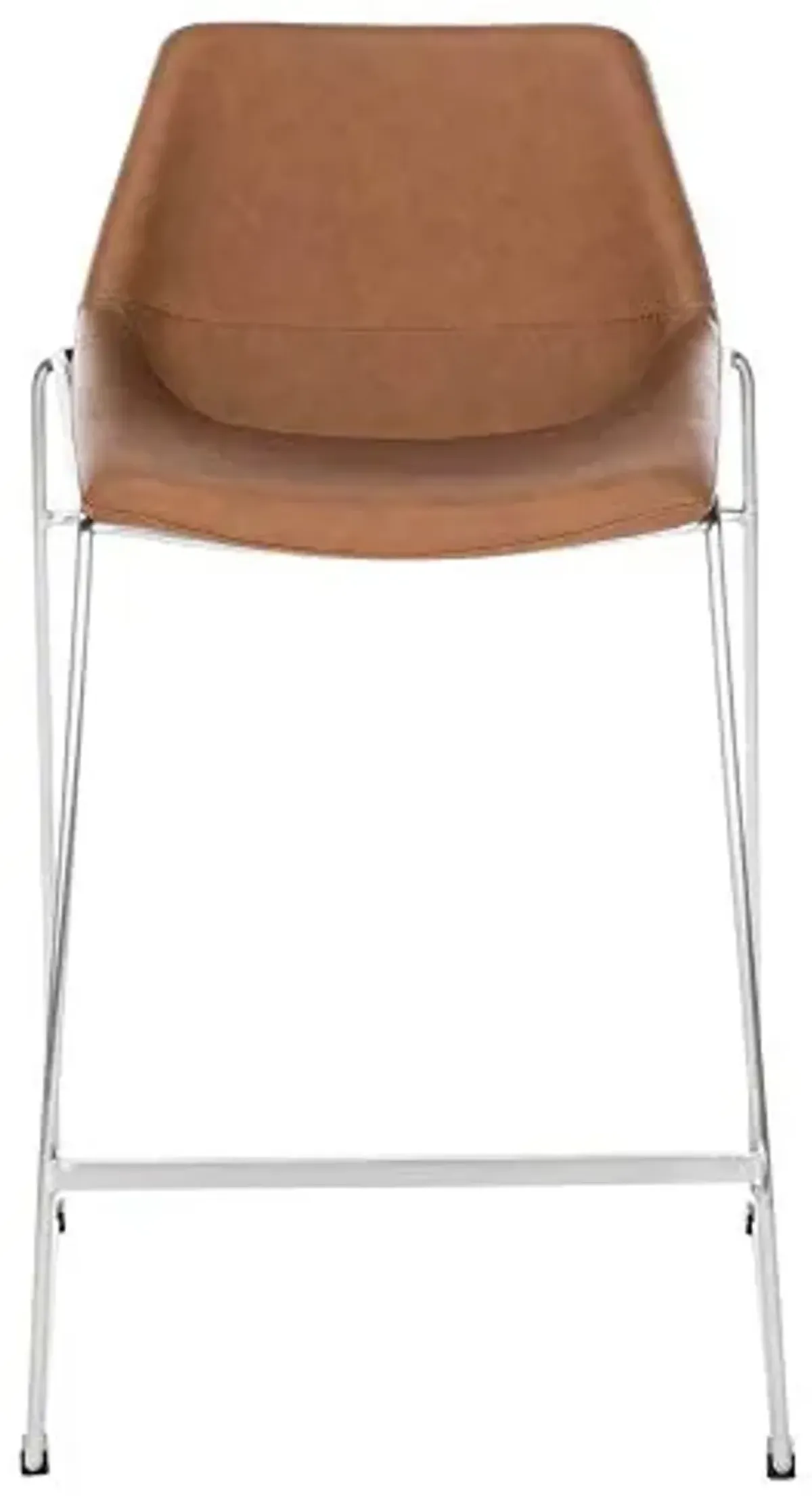 Safavieh Home Collection Alexis Mid-Century Matte Cigar Brown Counter Stool