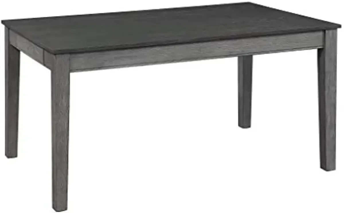 Homelegance Blair 60" Dining Table with Drawer, Grey