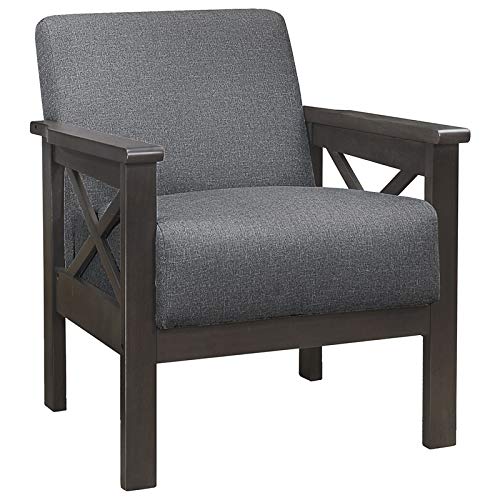 Lexicon Larue Fabric Accent Chair, Gray