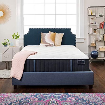 Stearns & Foster Estate 14" Hurston Luxury Firm Tight Top Mattress, 9-Inch Foundation, Twin XL, Hand Built in the USA