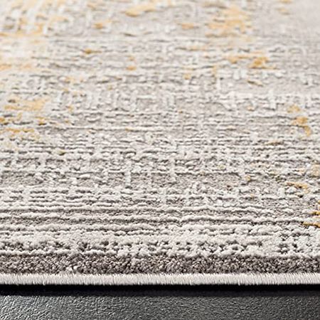 SAFAVIEH Craft Collection 2'7" x 5' Grey/Beige CFT874G Modern Abstract Non-Shedding Living Room Bedroom Area Rug
