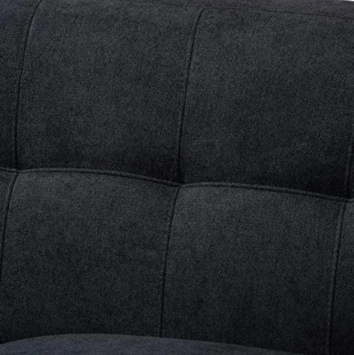 Baxton Studio Sofas, Dark Grey