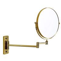 Bathroom Makeup Mirror Magnifying Two-Sided Swivel Wall Mount Rotate Folding Mirror 8-Inch Polished Chrome Dressing Beauty Mirror