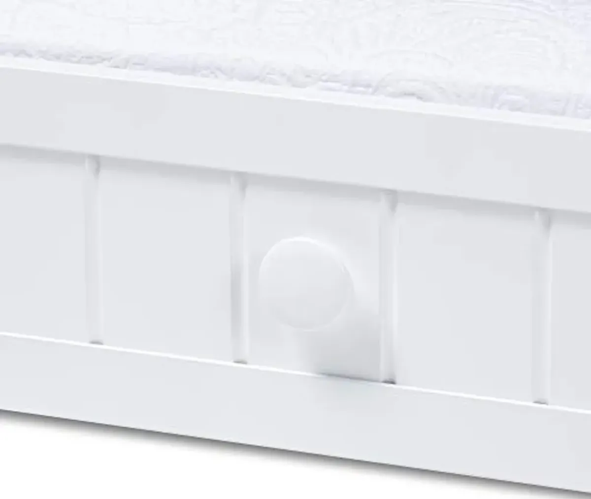 Baxton Studio Trundle, Single, White