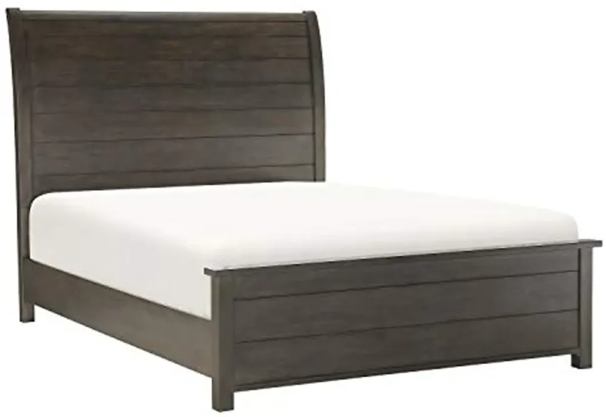 Lexicon Navan Sleigh Bed, Queen, Cherry