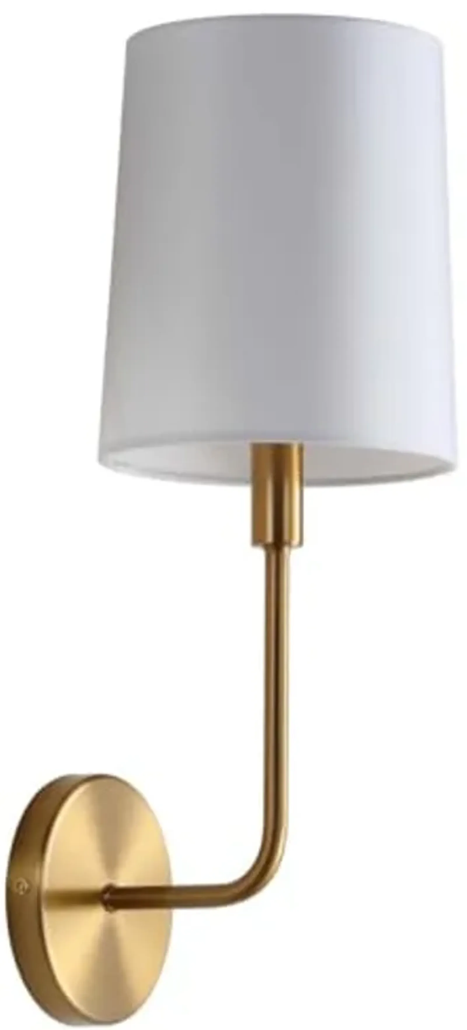 SAFAVIEH SCN4014A Lighting Jaxson Brass Gold Wall (LED Bulb Included) Sconce