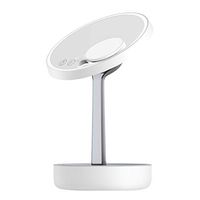 Makeup Vanity Mirror with 3X Magnification Led Makeup Mirror with Touch Screen USB Power Supply 180° Adjustable Rotation Desktop VanityTable Lamp