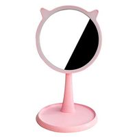 Makeup Mirror with Lighted Vanity Dressing Table Mirror with Touch Dimmable Memory Function and 10X Magnification Mirror USB Charging