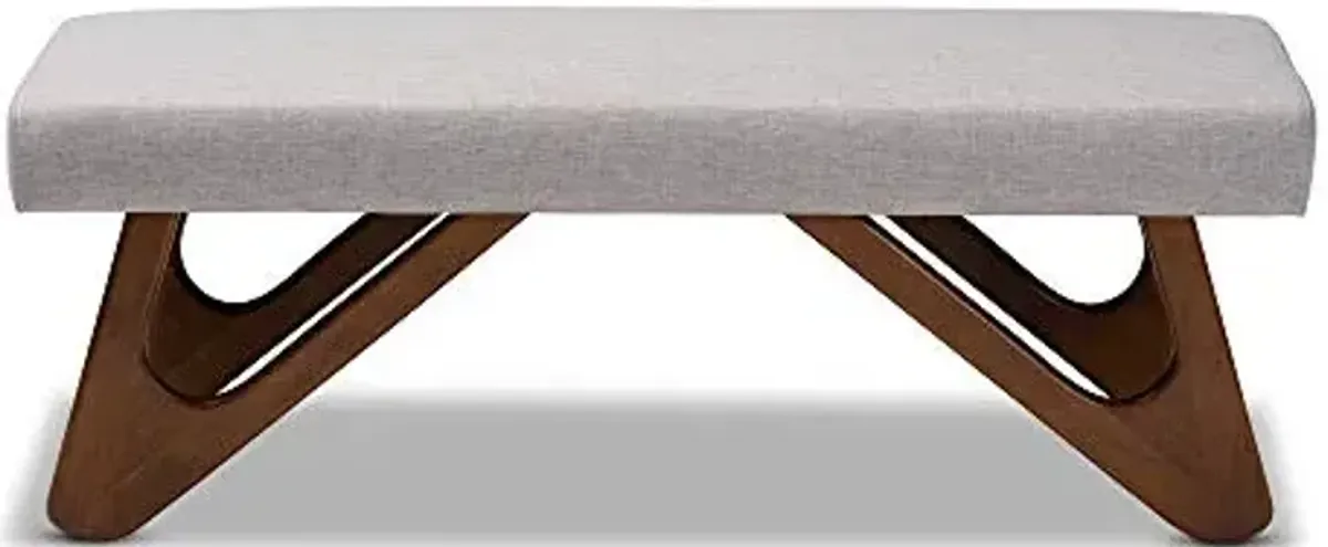 Baxton Studio Benches & Banquettes, One Size, Greyish Beige