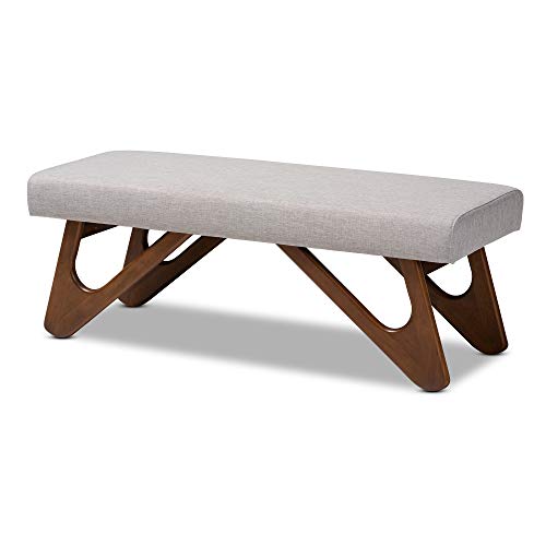 Baxton Studio Benches & Banquettes, One Size, Greyish Beige