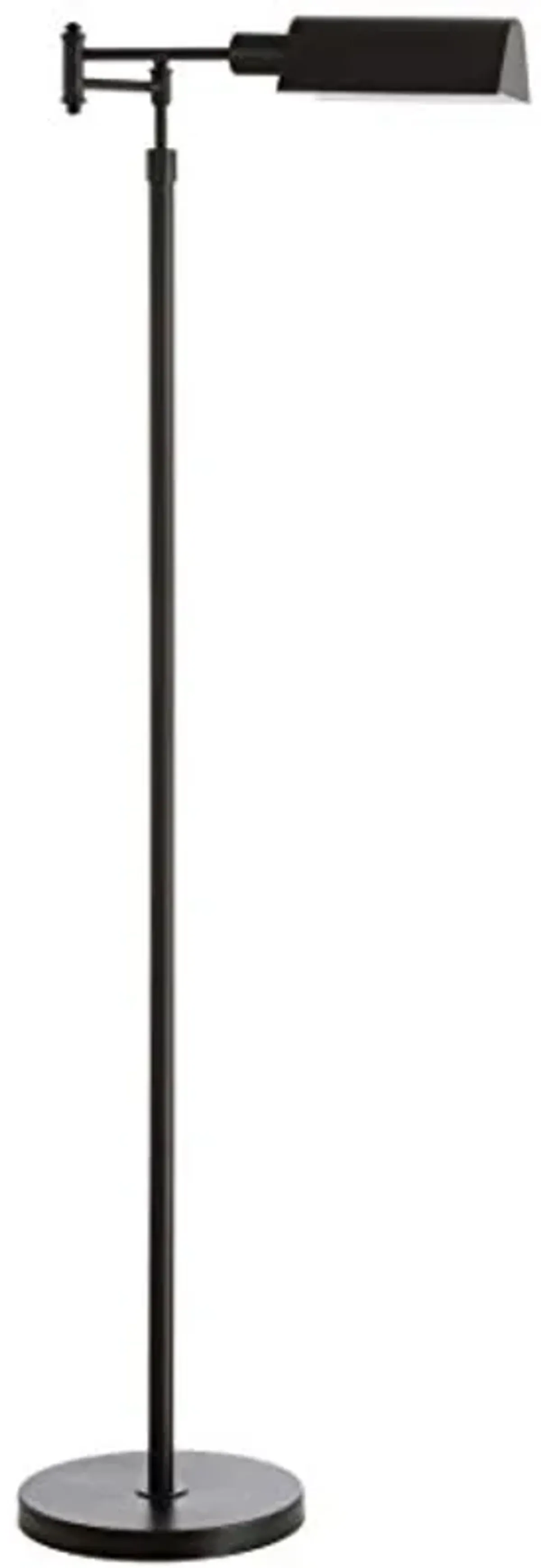 Safavieh FLL4064A Lighting Watson Adjustable Orb (LED Bulb Included) Floor Lamp, Black