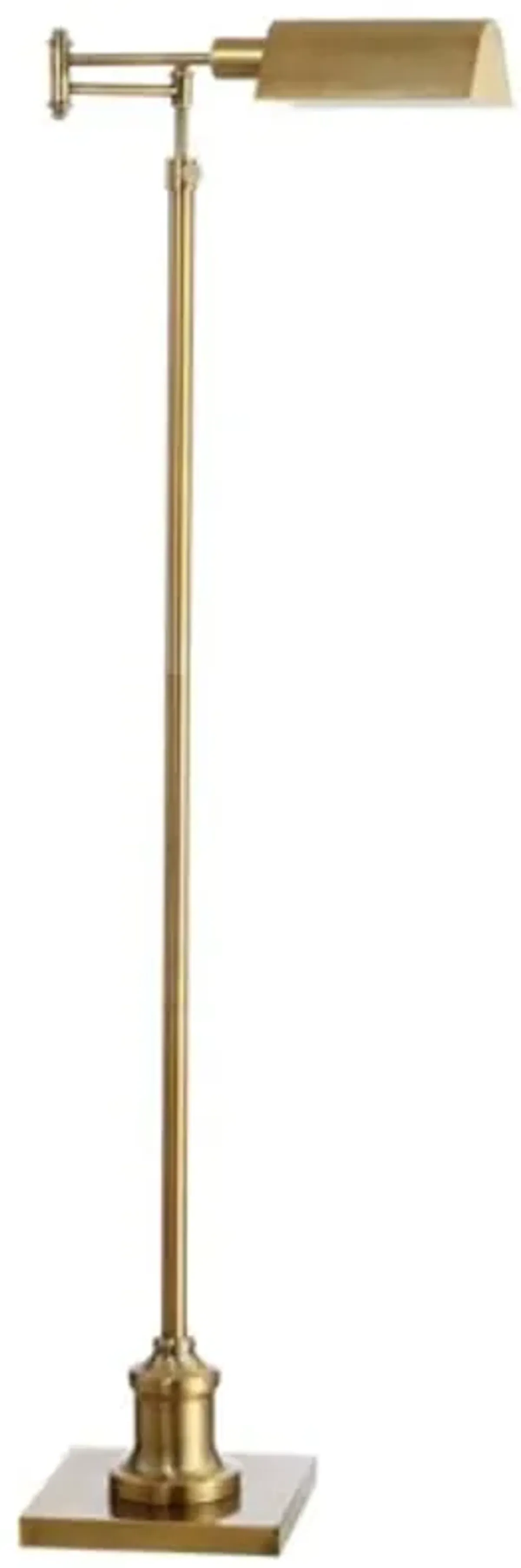 Safavieh FLL4065A Lighting Briggs Adjustable Brass Gold (LED Bulb Included) Floor Lamp