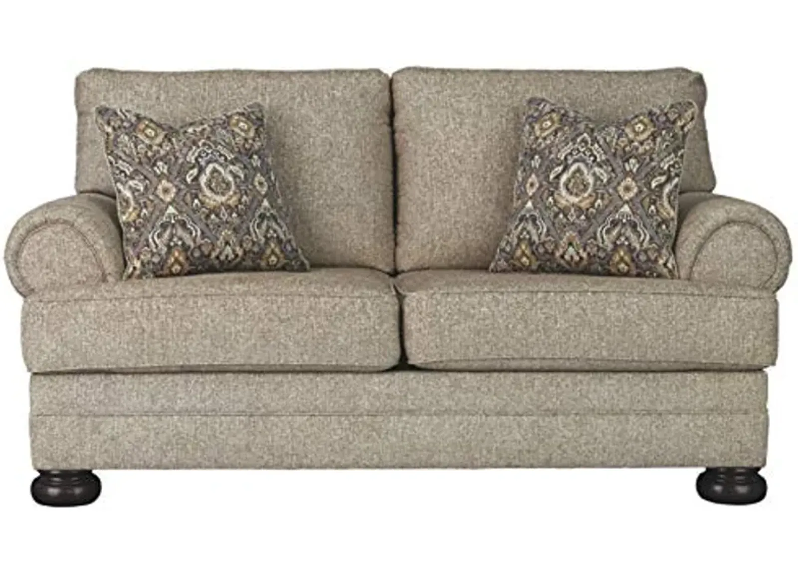 Signature Design by Ashley Kananwood New Traditional Loveseat, Light Brown