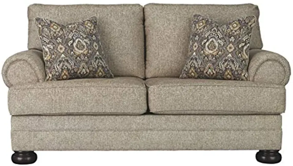 Signature Design by Ashley Kananwood New Traditional Loveseat, Light Brown