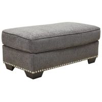 Ashley Express Casual Ottoman in Carbon