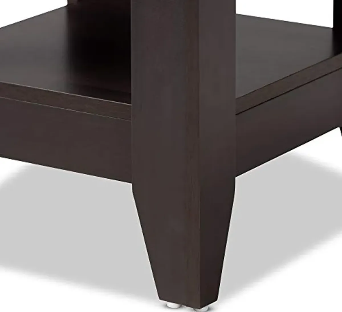 Baxton Studio End Tables, One Size, Dark Brown