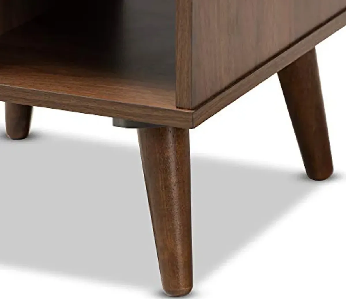 Baxton Studio End Tables, One Size, Walnut