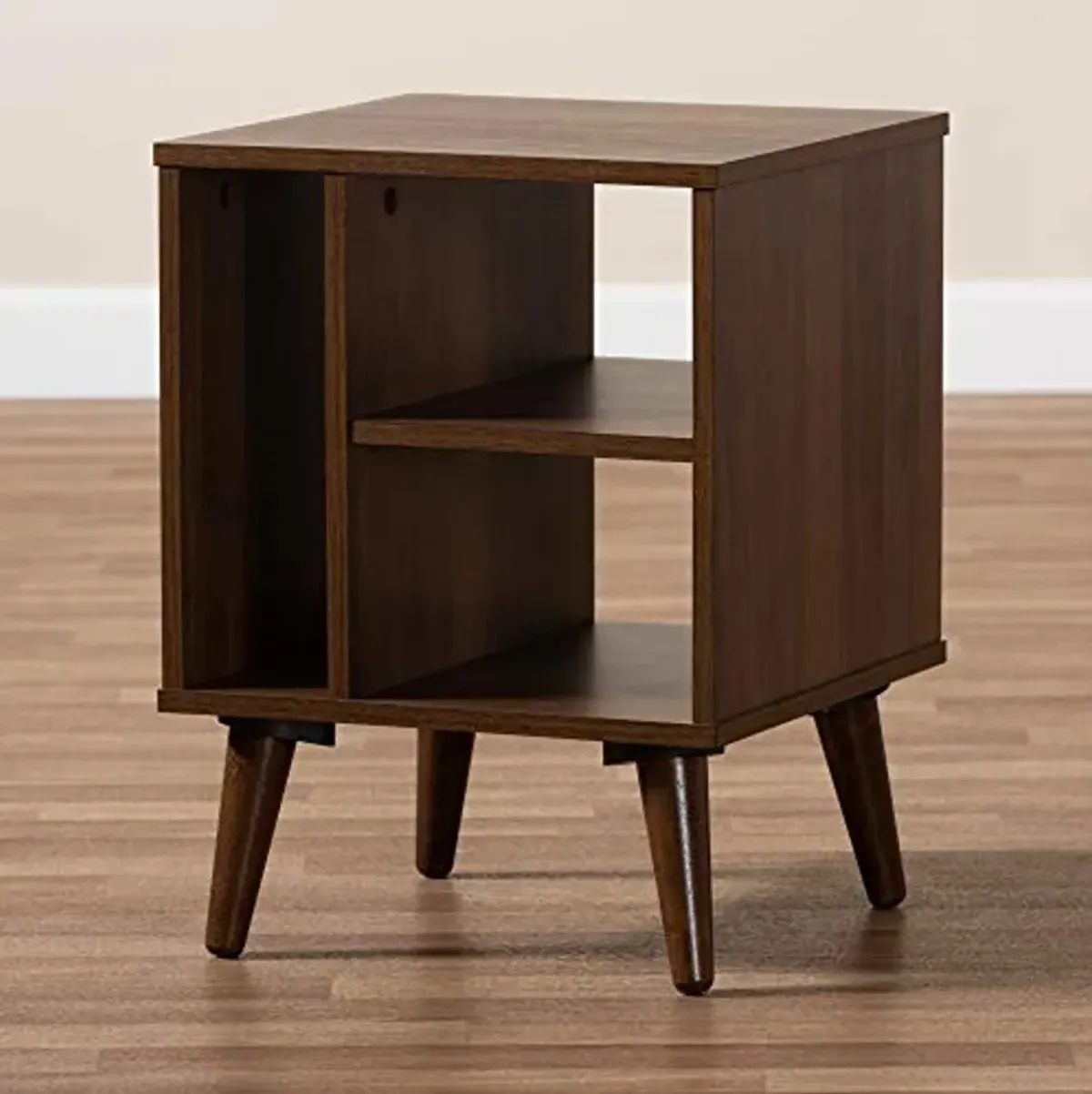 Baxton Studio End Tables, One Size, Walnut