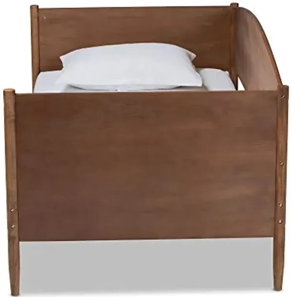 Baxton Studio Daybed, Single, Ash walnut