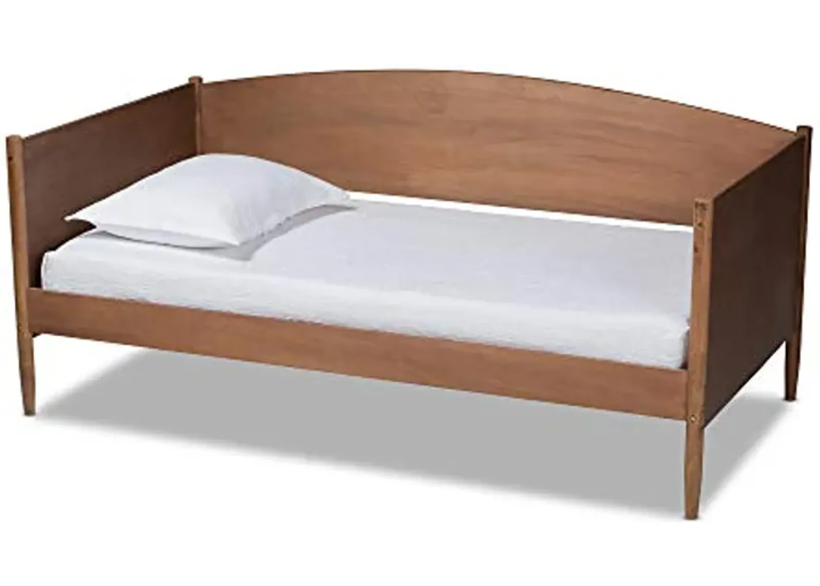 Baxton Studio Daybed, Single, Ash walnut