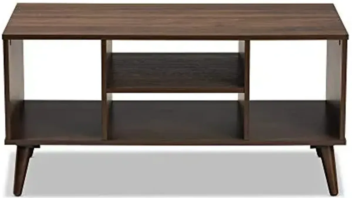 Baxton Studio Coffee Tables, One Size, Walnut