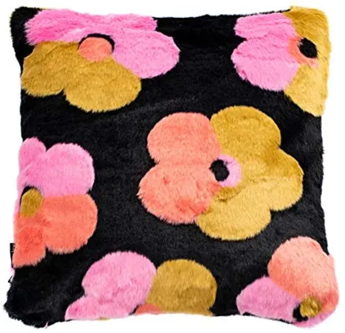 SAFAVIEH Flower Child 20-inch Multi Faux Fur Decorative Throw Pillow