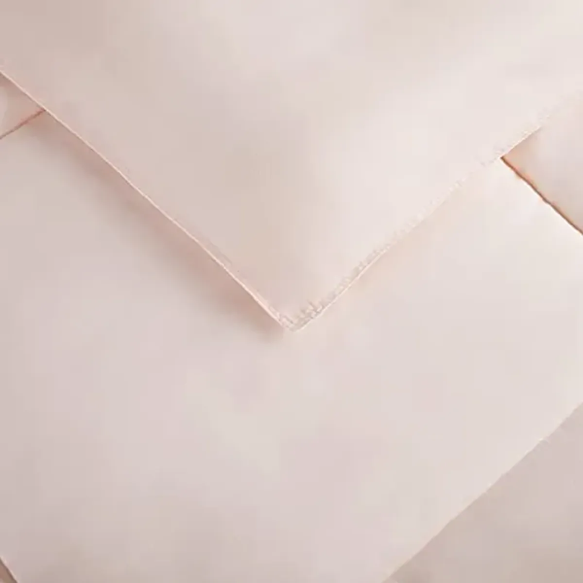 SERTA Simply Clean Ultra Soft Hypoallergenic Solid 3 Piece Comforter Set, Full/Queen, Blush