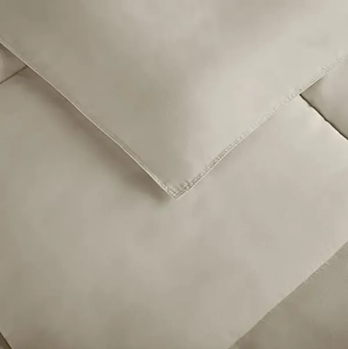 SERTA Simply Clean Ultra Soft Hypoallergenic Solid 2 Piece Comforter Set, Twin XL, Khaki