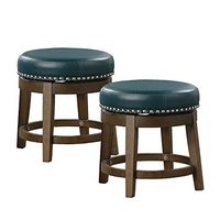 Lexicon Kenmare Swivel Dining Stool (Set of 2), 18" SH, Green