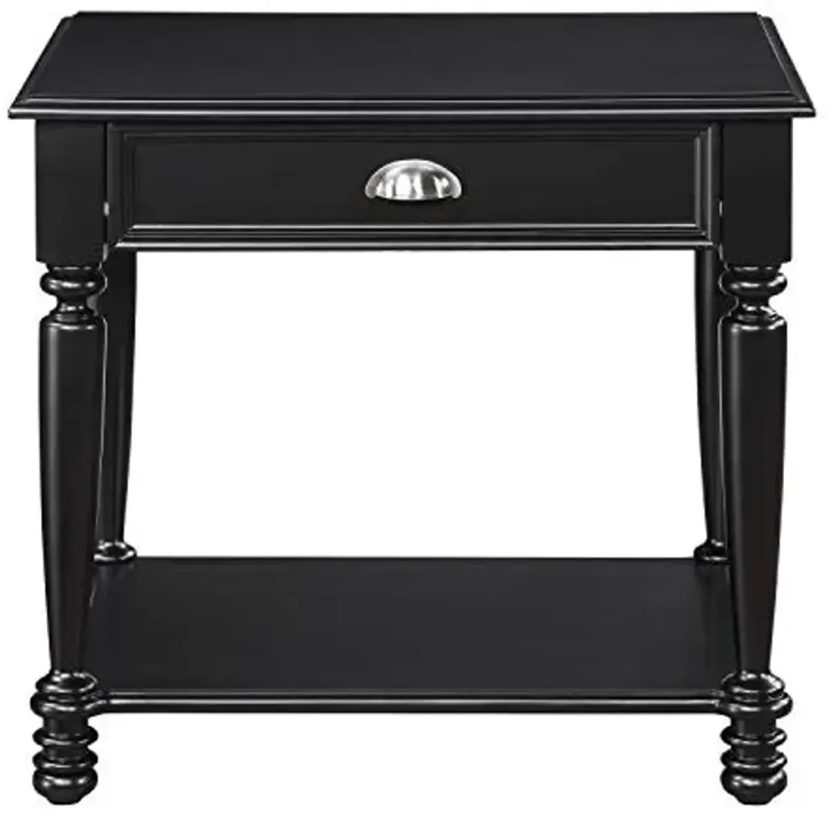 Lexicon Nicastro 26" x 21" End Table, Black