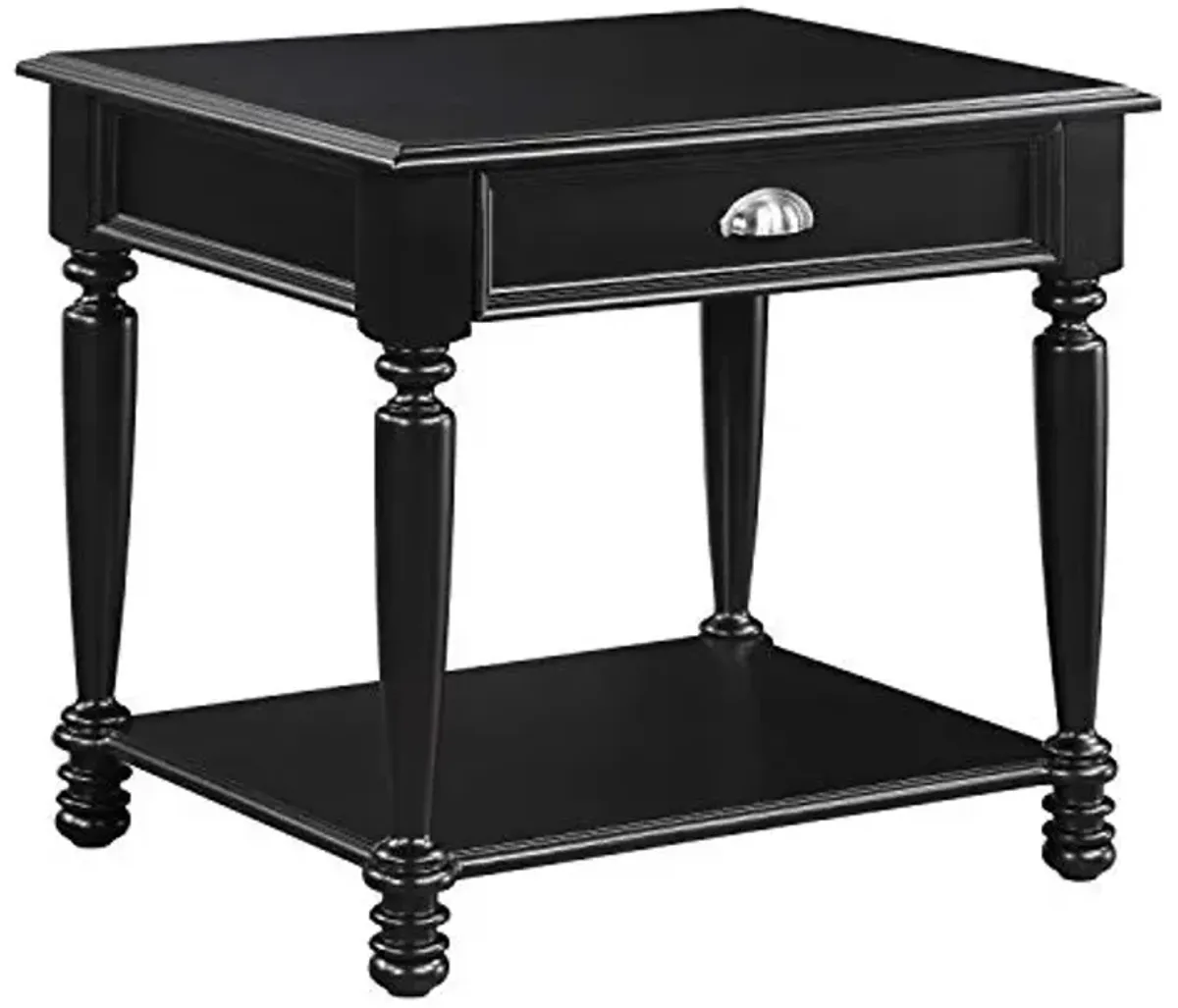 Lexicon Nicastro 26" x 21" End Table, Black