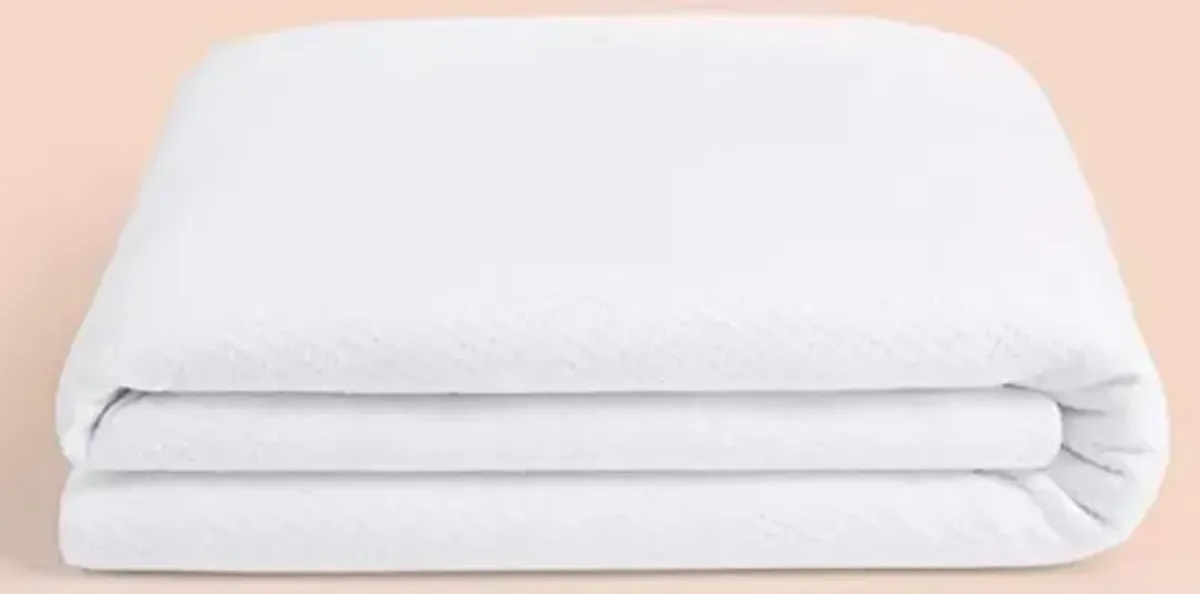 Casper Sleep Waterproof Mattress Protector, Queen, White