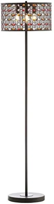 SAFAVIEH Disney Lighting 3-Light Orb Mosaic Jewel 60-inch Floor Lamp (LED Bulbs Included), Orb/Multi
