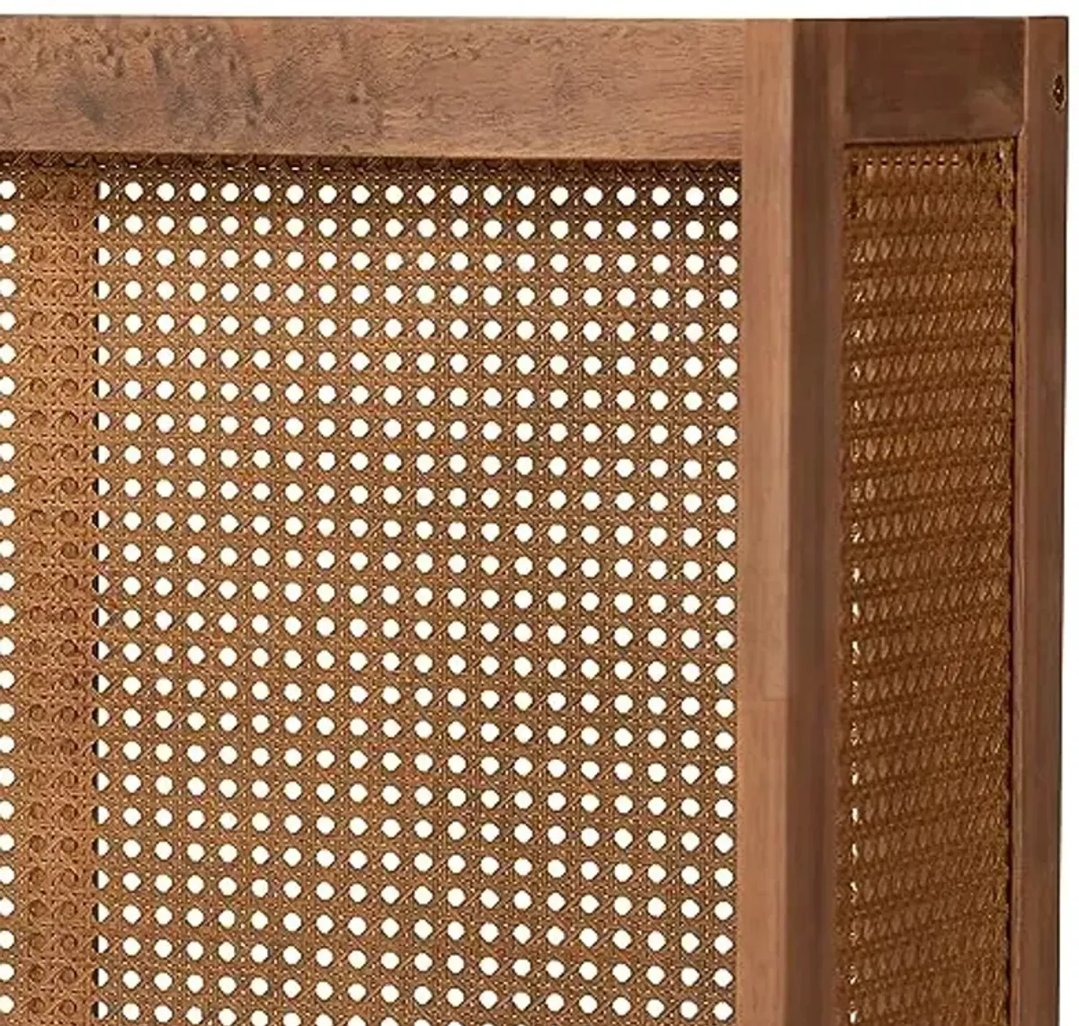 Baxton Studio Rina King Wood Headboard, 79.53-inch W x 9.84-inch D x 30.12-inch H, Ash Walnut