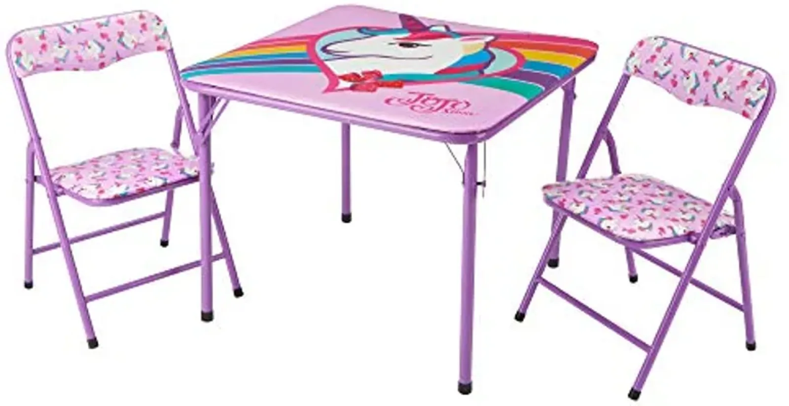 Idea Nuova Jojo Nickelodeon Siwa 3Piece Table Set with 2 Folding Chairs & 1 Table, Ages 3+