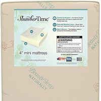 Simmons Kids SlumberTime Naturally 4-Inch Mini Crib Mattress