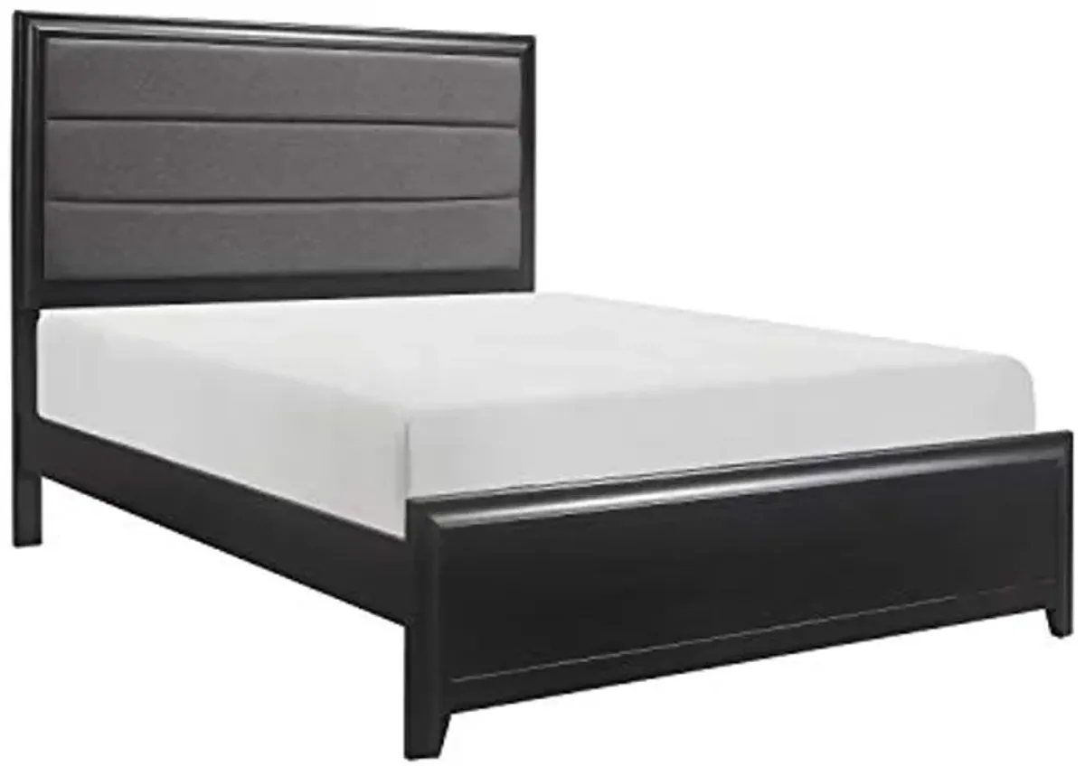 Lexicon Heath Court Panel Bed, King, Espresso