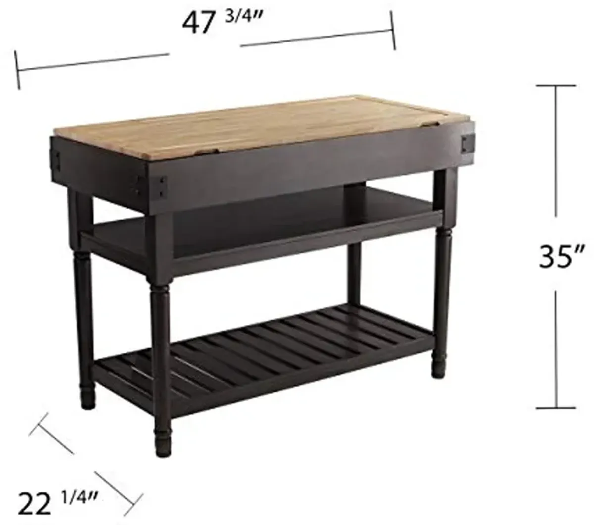 Furniture HotSpot Waysmere Stationary Kitchen Island