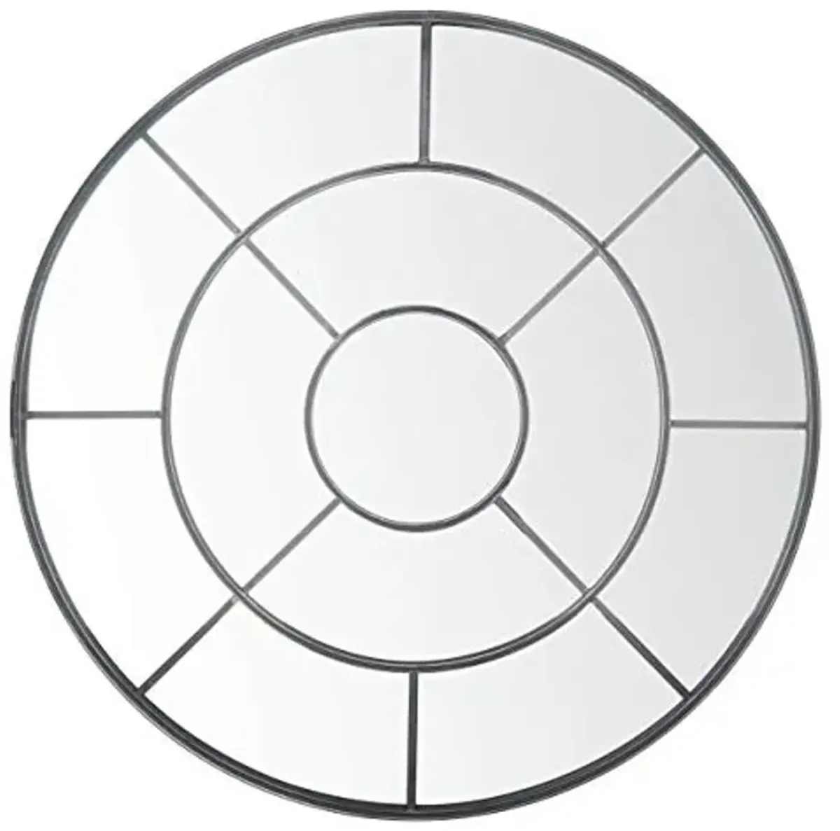 SAFAVIEH Home Jonelle Black Round 36-inch Decorative Accent Mirror