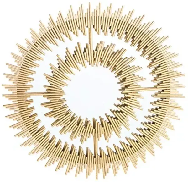 SAFAVIEH Home Kalani Gold Foil 28-inch Decorative Accent Mirror