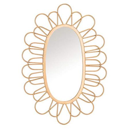 Safavieh Home Rime Gold Oval 24-inch High Decorative Accent Mirror