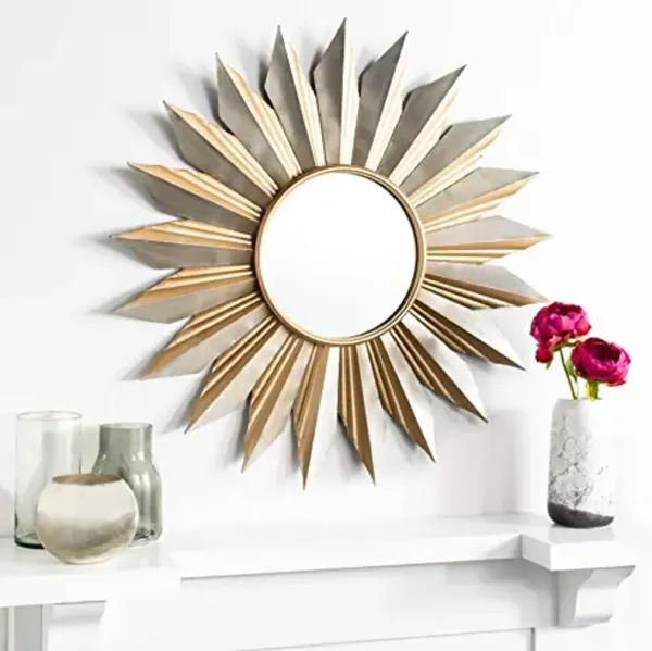 SAFAVIEH Home Bianca Gold Sunburst 41-inch Decorative Accent Mirror