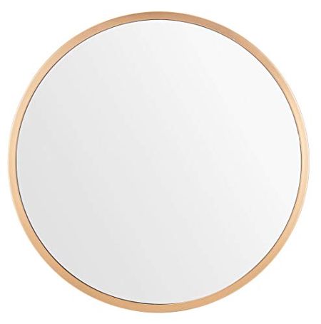 Safavieh Home Eason Copper Round 30-inch Decorative Accent Mirror