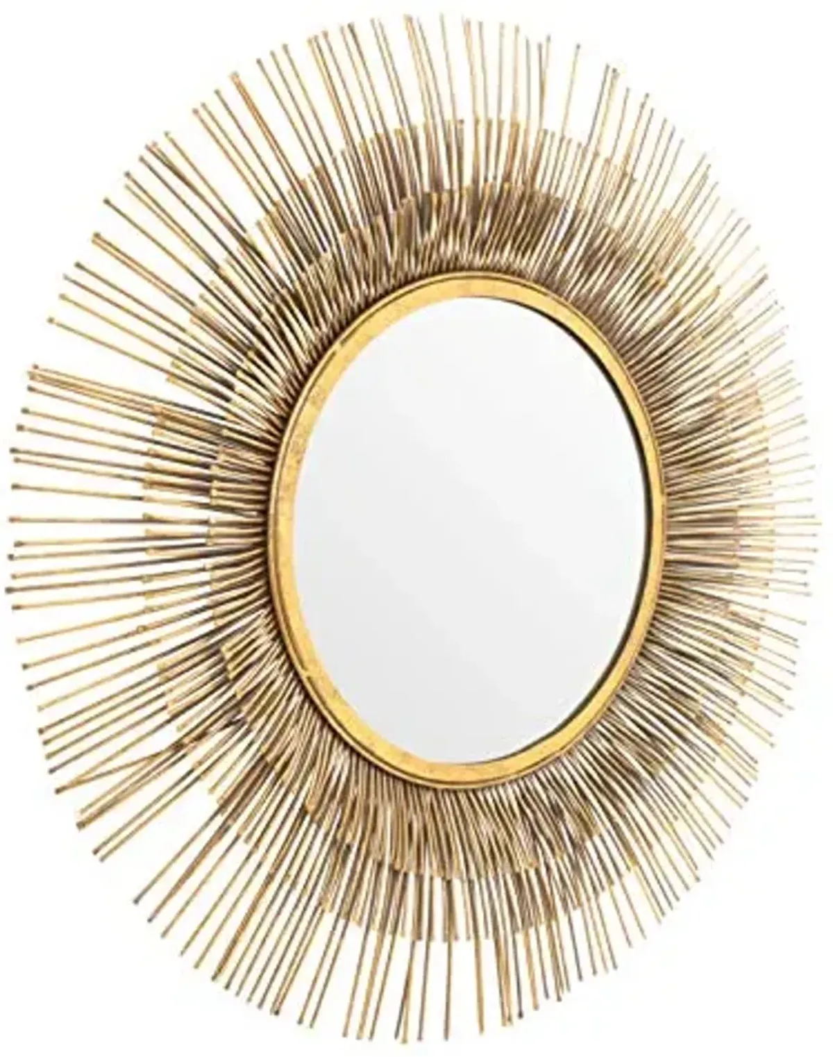 SAFAVIEH Home Weslon Black Matte 34-inch Decorative Accent Mirror