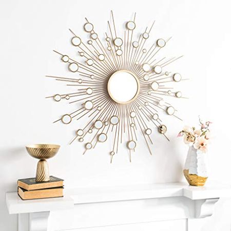 Safavieh Home Ariah Gold Sunburst 41-inch Decorative Accent Mirror