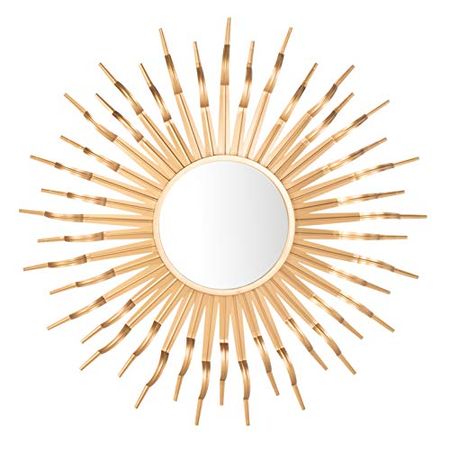 Safavieh Home Naya Gold Sunburst 36-inch Decorative Accent Mirror, Assorted