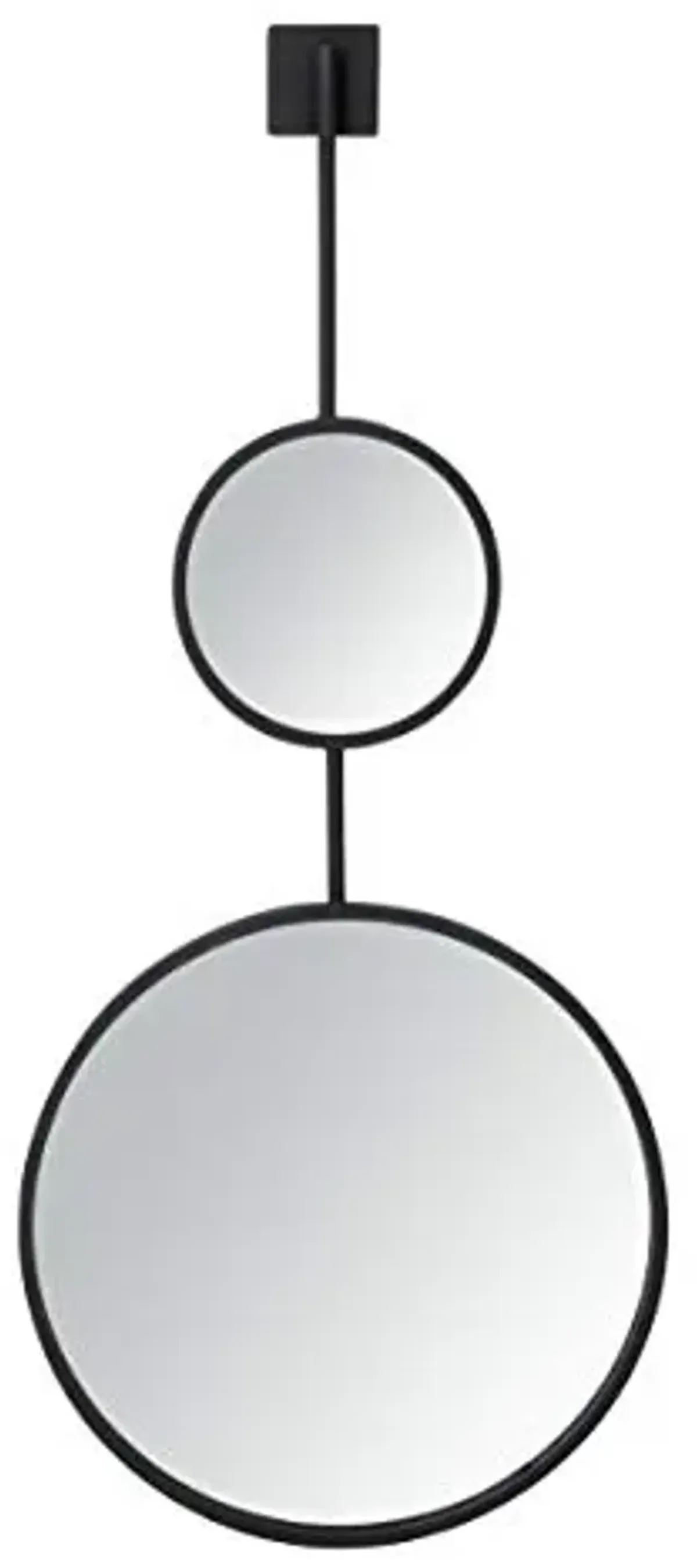 SAFAVIEH Home Jander Black Matte 42-inch High Decorative Accent Mirror