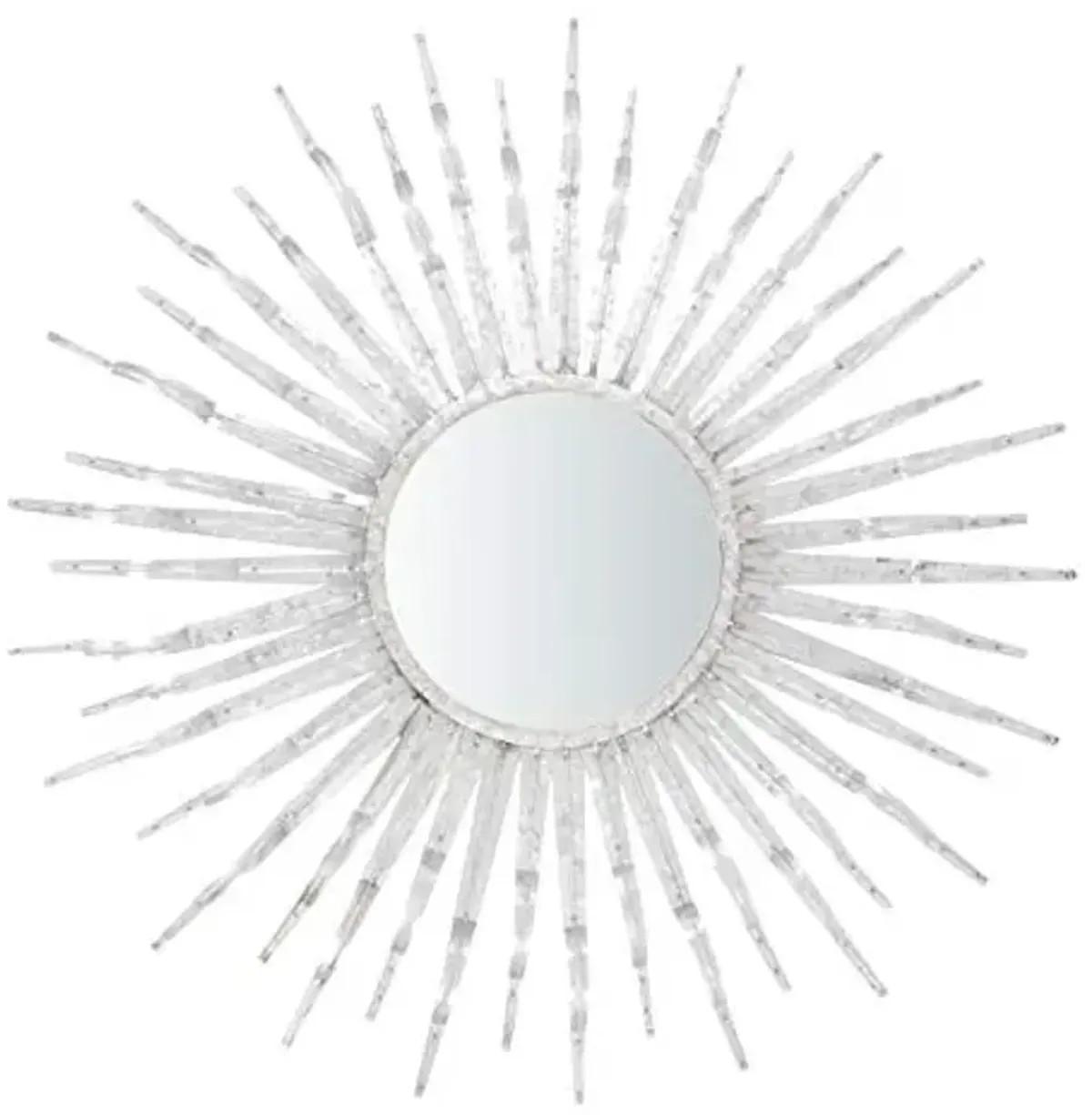 Safavieh Home Naya Gunmetal Sunburst 36-inch Decorative Accent Mirror