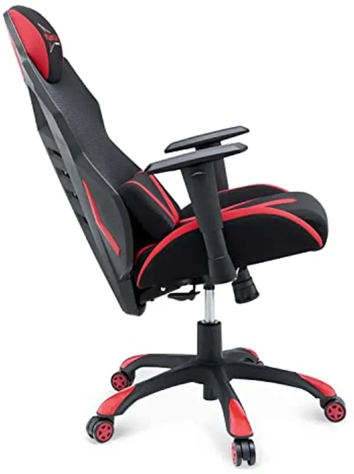 Modway Speedster Ergonomic Mesh Gaming Computer Desk Chair in Black Red