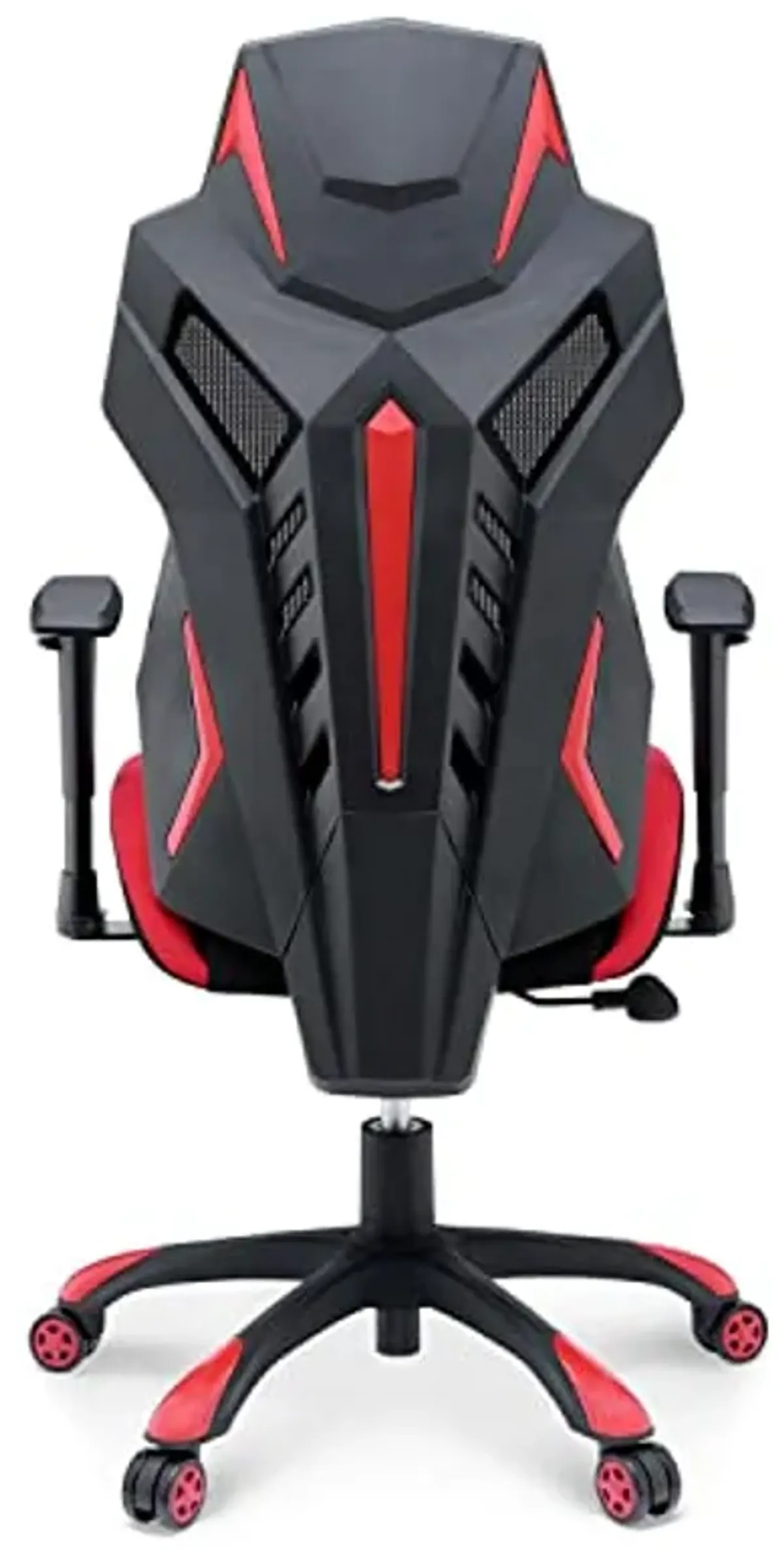 Modway Speedster Ergonomic Mesh Gaming Computer Desk Chair in Black Red